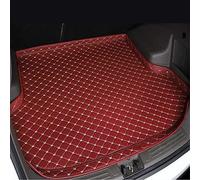 BPILOT Tailored Car Leather Boot Liner, for Jaguar F-Type Coupe 2013-2021 Non-Slip Durable Waterproof Trunk Mat Carpets,5/Winered