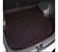 BPILOT Tailored Car Leather Boot Liner, for Jaguar F-Type Coupe 2013-2021 Non-Slip Durable Waterproof Trunk Mat Carpets,3/Blackredline