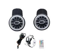 Bpjikxf Car Air Conditioning Grille 2PCS Car LED Front Console Air Condition Replace AC Vent Turbo Outlet For Benz C Class W204 2011 2012 2013