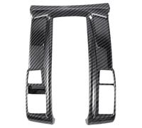 Bpjikxf Car Interior Carbon Fiber Center Console Gear Shift Panel Frame Cover Trim for Civic 2016-2019