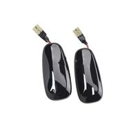 Bpjikxf Car Turn Signal Lights 2 Pieces LED Dynamic Turn Signal Lights Flowing Water Fender Side Marker Lamps For Opel For Zafira A 1999-2005 For Astra G 1998-2009(Flowing Smoked Type)