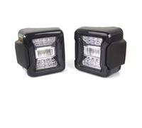 Bpjikxf Headlight Assembly 1Pair LED Tail Lamp Car Light Assembly Rear Lamps Brake Reverse Daytime Running Lights For Jeep For Wrangler For JK 2007-2017(Black USA Version)
