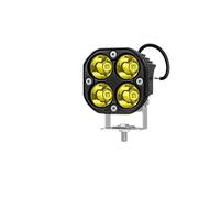 Bpjikxf Motorcycle Headlight 3 Inch Led Work Spotlights 12V 24V Pod Lights Headlights For Motorcycles Flood Led Bar Fog Lights 4x4 Off Road ATV(1piece yellow)