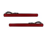 Bpjikxf Reverse Light For TSX 2009 2010 2011 2012 2013 2014 Function Brake Rear Fog Light Sequential Turn Red LED Car Bumper Reflector Lights(Red Lens)