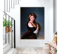 BPJSTU Élisabeth Vigée Le Brun Portrait of Hyacinthe Gabrielle Roland Canvas Prints Painting Art Picture Backdrop Home Decor(35x45cm/No Framed)