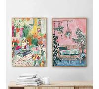 BPJSTU Famous Painter Landscape Painting Sight Outside The Window Wall Art Canvas Posters And Prints Canvas Painting Decorative15.7”x 23.6”(40x60cm) x2 No frame