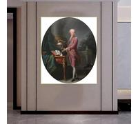 BPJSTU Karl Von Nassau Siegen by Élisabeth Vigée Le Brun Canvas Prints Painting Picture Wall Decor Home Living Room Decoration(70x80cm/No Framed)