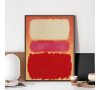 BPJSTU Mark Rothko Canvas Prints Vintage Poster Wall Art Painting Abstract Painting Mural Modern Living Room Home Decoration(30x45cm/Frameless)