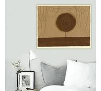BPJSTU Paul Klee《A Flower Performs》Canvas Prints Painting Aesthetic Artwork Picture Wall Decor Home Living Room Decoration(35x45cm/No Framed)