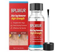 BPLXKUR Skin Tag Remover, Gentle OTC with Natural Plant Extracts for Sensitive Skin, Fast-Acting Effectively Removes Skin Tags on the Neck, Underarms, and Groin, Precision Applicator
