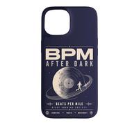 BPM After Dark Beats Per Mile Night Running Music Case for iPhone 15