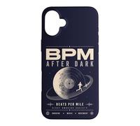 BPM After Dark Beats Per Mile Night Running Music Case for iPhone 16 Plus