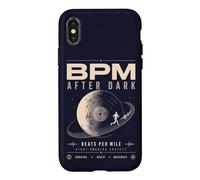 BPM After Dark Beats Per Mile Night Running Music Case for iPhone X/XS