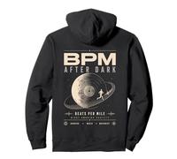 BPM After Dark Beats Per Mile Night Running Music Pullover Hoodie