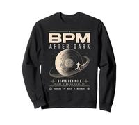 BPM After Dark Beats Per Mile Night Running Music Sweatshirt