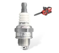 BPMR7A Spark Plug Compatible with NGK BPMR7A L7T BPM7A BM6A Champion CJ8 RCJ6Y RCJ7Y Bosch WSR5F WS8E Stihl MS170 Chainsaw Husqvarna, Spark Plug Replacement for Lawnmower Brush Cutter 2 Stroke Engines