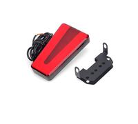Bpoasxzz Rear Bumper Light Reflector Brake Flash LED Pilot Tail Light 12V Rear Bumper Brake Lamp For Car Truck ATV Pickup Reverse Taillight Triangle Lamp(1pc Red Shell)
