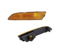 Bpoasxzz Rear Bumper Light Reflector Brake For Chrysler For Crossfire 2004-2008 No Bulb Car Front/Rear Bumper Side Marker Light Housing Shells(2PC Front Yellow Len)