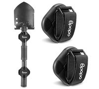BPOPO Magnetic Shovel Holder Adjustable Rope Strap, Wall-Mounted Organiser for Shovels, Rakes, Hoes & Long-Handled Tools, Ideal for Garage, Shed, Caravan & Boat Storage