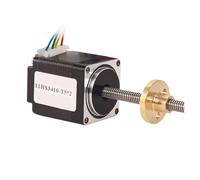 BPQCOFZT High Precision Screw Stepper Motor 11HS3410 0.1N.m 0.8A 3.4V T-Shaped Linear Actuator for Automated Equipment(T5-150mm Lead 4)