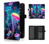BPQOJB Checkbook Cover for Men and Women Personal Checkbook PU Leather Check Book Credit Card Holder Wallet with RFID Protection & Built-in Pen Holder for Duplicate Checks, Beautiful Ocean, Beautiful