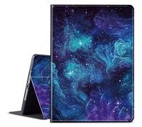 BPQOJB for iPad 10th Generation Case with Adjustable Stand & Auto Wake/Sleep Feature Smart Protect Cover Case for iPad 10th Generation 10.9 inch 2022 - Blue Sky Galaxy