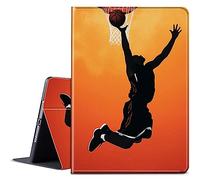 BPQOJB for iPad 9th Generation Case 2021 for iPad 8th/7th Generation Case 2020/2019 for iPad 10.2 Case with Adjustable Stand & Auto Wake/Sleep Smart Protect Cover Case - Basketball