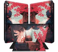 BPQOJB for iPad 9th Generation Case for iPad 10.2 Case for iPad 8th/7th Generation Cover 360 Degree Rotating PU Leather Smart Cover with Auto Wake/Sleep - Two Cats Under The Maple Leaf