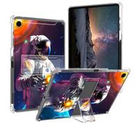 BPQOJB for iPad 9th Generation Case for iPad 8/7th Generation Case with Kickstand and Pen Holder Transparent Protective Cover Clear Tablet Cover for iPad 10.2 inch - Man in The Universe