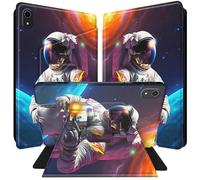 BPQOJB for iPad Air 11 inch Case 2024 M2 6th Generation with 360 Degree Rotating PU Leather Smart Cover with Auto Wake/Sleep Tablet Case for iPad Air 11 inch 2024 - Man in The Universe