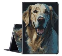 BPQOJB for iPad Air 13 inch Case 2024 M2 with Adjustable Stand & Auto Wake/Sleep Smart Protect Cover Case for iPad Air 13 inch 2024 - Cute Dogs