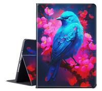 BPQOJB for iPad Air 5th Generation Case for iPad Air 4th Generation Case for iPad Pro 11 inch Cover 4th/3rd Gen with Adjustable Stand & Auto Wake/Sleep Smart Protect Cover - Cherry Blossom Trees Bird