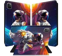 BPQOJB for iPad Air 5th Generation Case for iPad Air 4th Generation Case for iPad Pro 11 inch Cover 4th/3rd Gen 360 Degree Rotating PU Leather Smart Cover with Auto Wake/Sleep - Man in The Universe