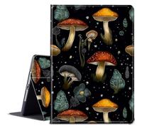 BPQOJB for Samsung Galaxy Tab A9 Case with Adjustable Stand & Auto Wake/Sleep Feature Smart Protect Cover Case for Samsung Galaxy Tab A9 8.7 inch 2023 - Wild Forest Mushrooms