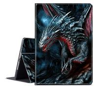 BPQOJB for Samsung Galaxy Tab S9 Case with Adjustable Stand & Auto Wake/Sleep Slim Smart Protect Cover Tablet Case for Samsung Galaxy Tab S9 5G 11 inch 2023 - Red Eyes Dragon