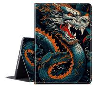 BPQOJB for Samsung Galaxy Tab S9 Plus Case with Adjustable Stand & Auto Wake/Sleep Slim Smart Protect Cover Tablet Case for Samsung Galaxy Tab S9 Plus 5G 12.4 inch 2023 - Chinese Dragon