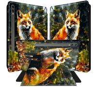 BPQOJB for Samsung Galaxy Tab S9 Ultra Case 360 Degree Rotating Smart Cover with Adjustable Stand & Auto Wake/Sleep Tablet Case for Samsung Galaxy Tab S8 Ultra 5G 14.6 inch - Cute Fox