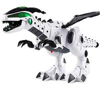 Bprtcra Mist Spraying Robot Dragon Toy, Electronic Walking Dinosaur Toy, Mechanical Walking Dinosaur Robot Toy with Flashing Lights Sounds Spray Movement, Type B