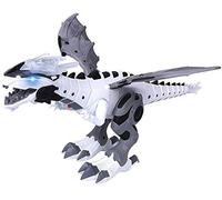 Bprtcra Mist Spraying Robot Dragon Toy, Electronic Walking Dinosaur Toy, Mechanical Walking Dinosaur Robot Toy with Flashing Lights Sounds Spray Movement for Kids Boys Girls, Type A
