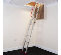 BPS Access Solutions 2 Section Aluminium Sliding Loft Ladder