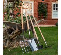 BPS Access Solutions 4 Piece Bps Heritage Stainless Steel Spade, Fork, Lawn Edger & Garden Rake