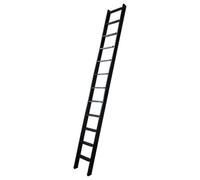 BPS Access Solutions Bps Deluxe Mezzanine Ladder - Black Painted - Detachable - Floor Height Up To 2.85M - 150Kg Load Rating