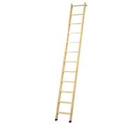 BPS Access Solutions Bps Deluxe Mezzanine Ladder - Natural Wood - Detachable - Floor Height Up To 2.85M - 150Kg Load Rating