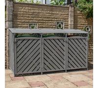 BPS Access Solutions Bps Triple Deluxe Wooden Bin Store