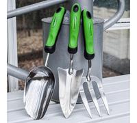 BPS Access Solutions Garden Master 3 Piece Tool Set - Heavy Duty Stainless Steel Hand Tools