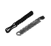 BPS Knives EDC Pry Bar - 3.8 inch Multitool Pry Bar for Gear - Non-Slip Handle, Full-Tang Carbon Steel 1066, Bottle/Cans Opener - Crowbar - Multitool Wrecking Bar