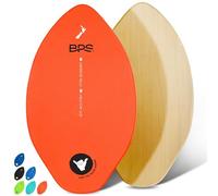 BPS 'Shaka' 40 Inch Skim Board - Epoxy Coated Wood Skimboard with EVA Pads - No Need for Wax - Skimboard for Beginner to Advanced - Large Skimboard (Orange)