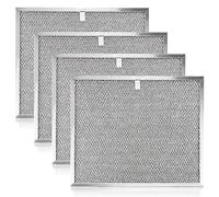 BPS1FA30 99010299 Range Hood Grease Filter 11-3/4" x 14-1/4" x 3/8" Mesh Aluminum Filter fit for B-roan QS1 30" N-utone WS1 QS2 Range Hood Replace S99010305 AP3378953-4 Pack