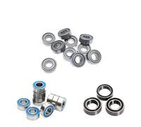 BPTPEVENZY 10PCS ABEC-5 MR85-2RS MR85ZZ 2RS MR85 RS MR85RS 5x8x2.5 mm Blue Rubber Sealed Miniature Deep Groove Ball Bearings(MR85-2RS Blue,ABEC 3)