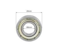 BPTPEVENZY 10pcs bearing 692zz 693zz 694zz 695zz 696zz 697zz 698zz 699zz 3x8x4 Miniature Electrical Motor Ball Bearings Fit For Emax DJI Drone(699ZZ 9x20x6)